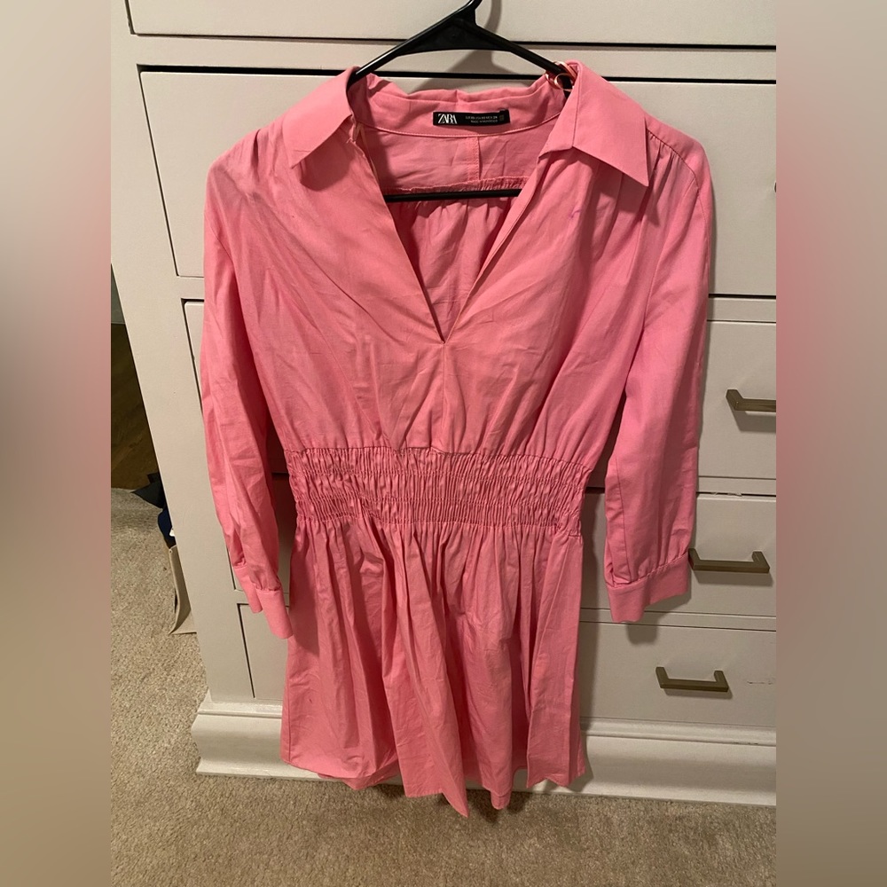 Zara pink dress